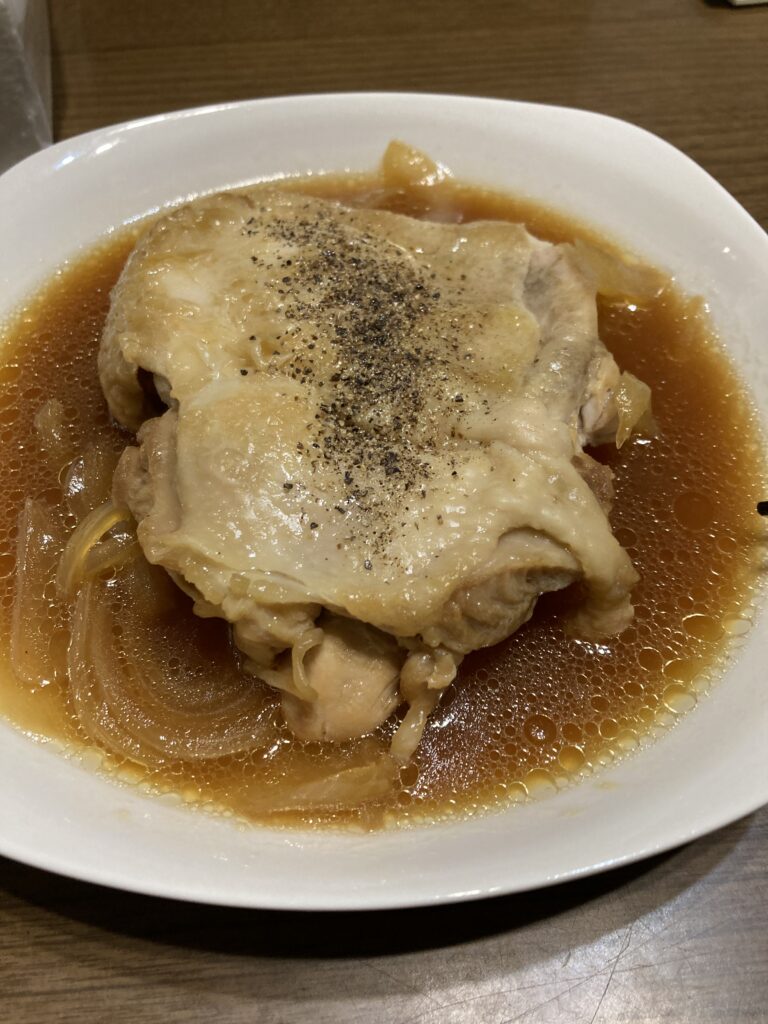 鶏もも醤油煮完成
