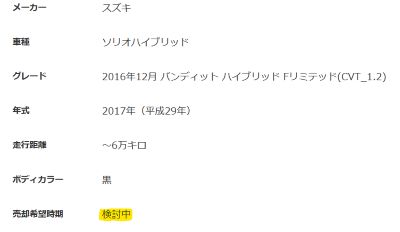 ソリオの情報